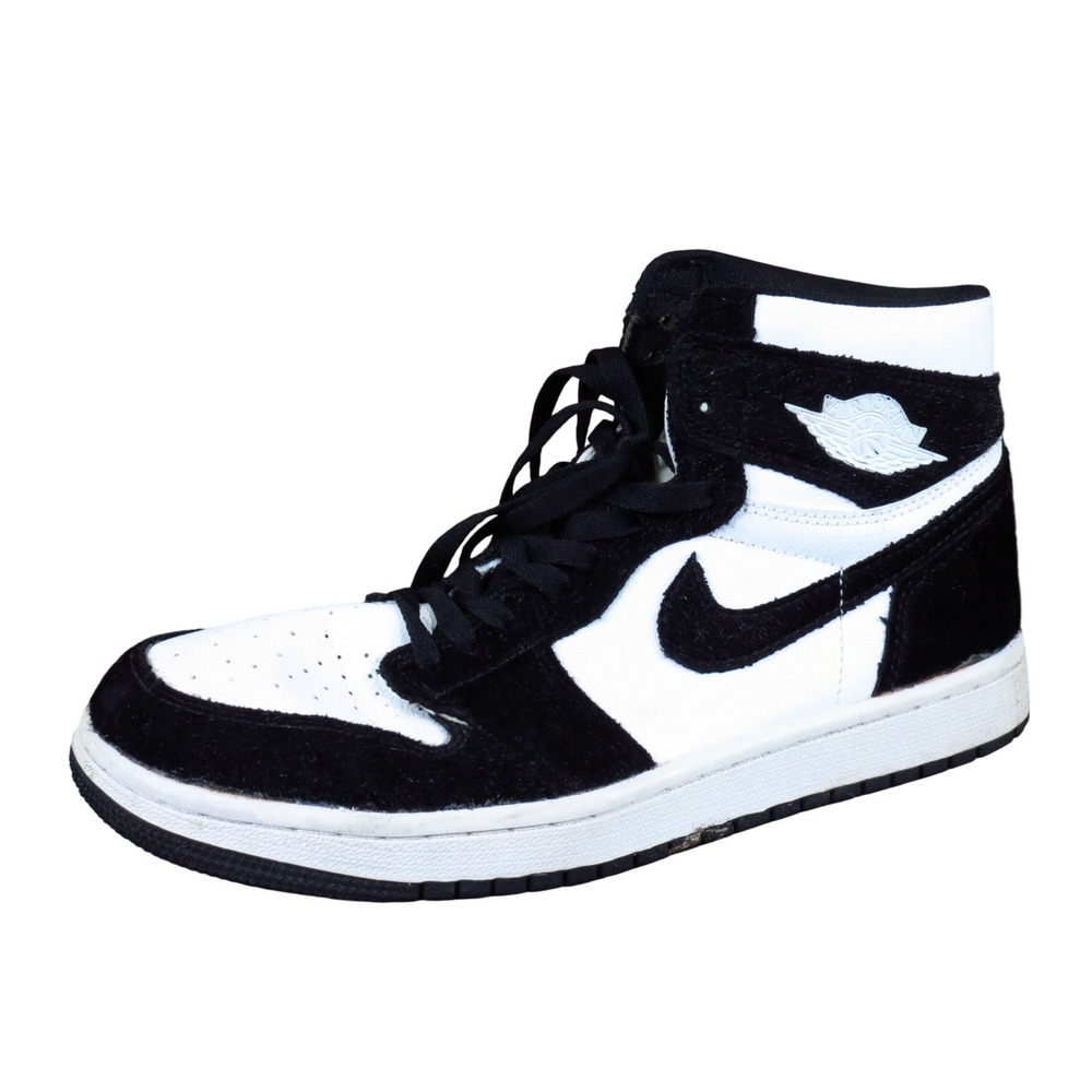 Nike Air Jordan 1 Retro High OG Twist Mens High Top Sneaker 8 Sport Black White